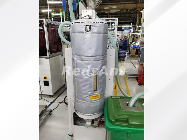 Cubierta de aislamiento de secador de moldeo por inyección para ahorro de energía