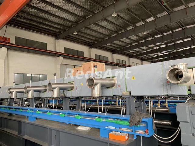 Aislamiento de manta térmica para extrusión de plástico