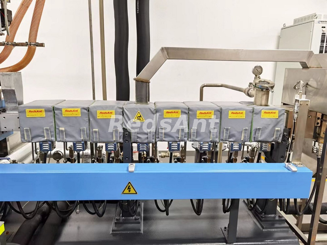 Colchón de aislamiento de barril extrusor rojo con alta tasa de ahorro de energía