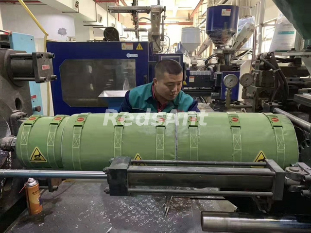 Chaqueta de aislamiento térmico de alta temperatura para calentadores y barriles con alta tasa de ahorro de energía