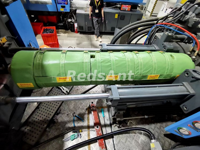 Cubierta de aislamiento del calentador para máquina de moldeo por inyección