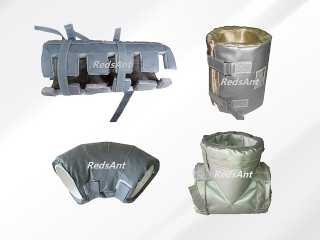 Cubierta de aislamiento de fibra de vidrio personalizada de 10-40 mm para tubería, válvula, calentador y más