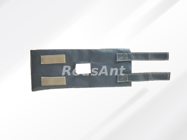 Colchón de aislamiento de fibra de vidrio extraíble para tubería, válvula, calentador y más