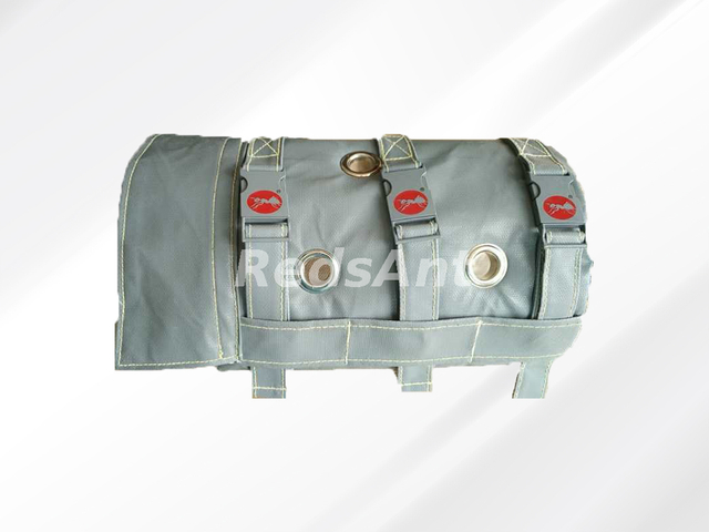 Aislamiento térmico de manta de aerogel extraíble y reutilizable RedsAnt para equipos de alta temperatura
