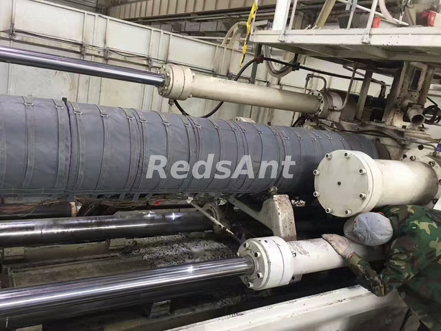 Manta de aislamiento térmico de la máquina de moldeo por inyección de plástico