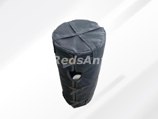 Cubierta de tubería de aislamiento de fibra de vidrio industrial