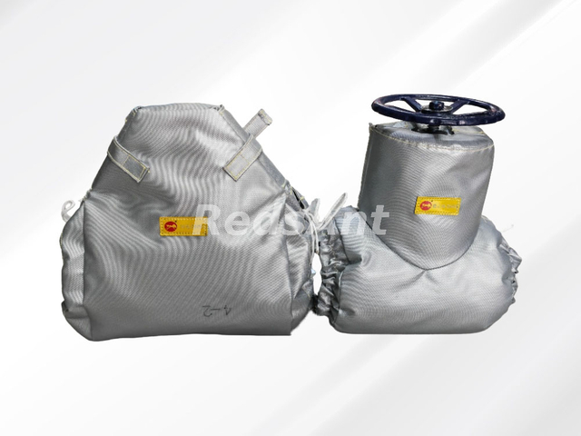 35% de la chaqueta de aislamiento térmico de fibra de vidrio de ahorro de energía para la válvula y tubería de la puerta de la válvula del globo